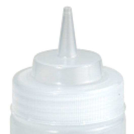 Winco Squeeze Bottle 32 Ounce Wide Mouth Clear, 6 Each