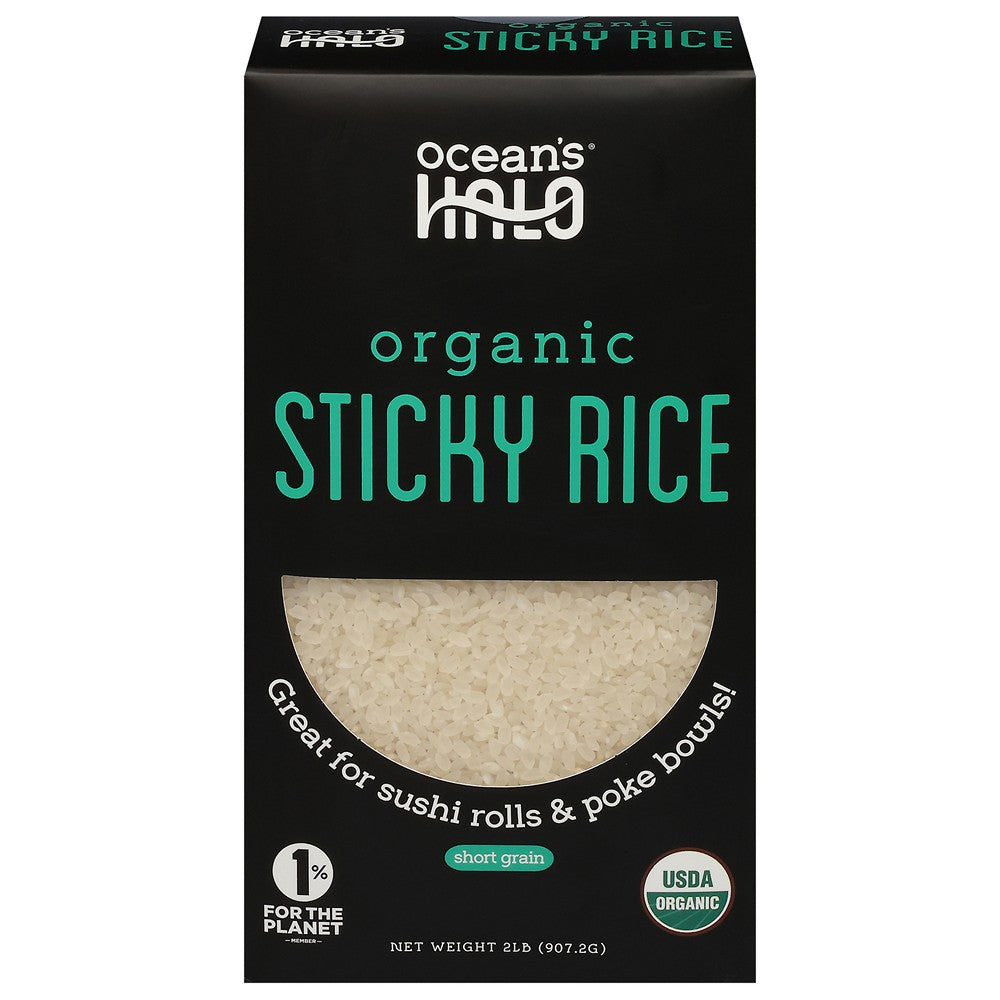 Ocean's Halo - Rice Og2 Sticky Short Grn - Case of 5-32 OZ