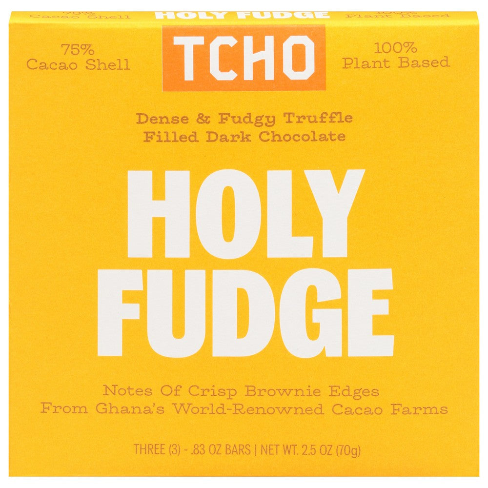 Tcho Chocolate - Bar Og2 Holy Fudge Choc - Case of 10-2.5 OZ