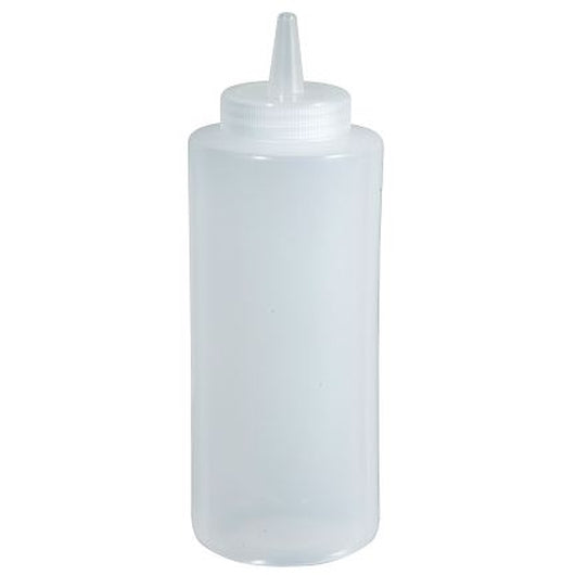 Winco 24 Ounce Clear Squeeze Bottle 1 - 6 Cnt