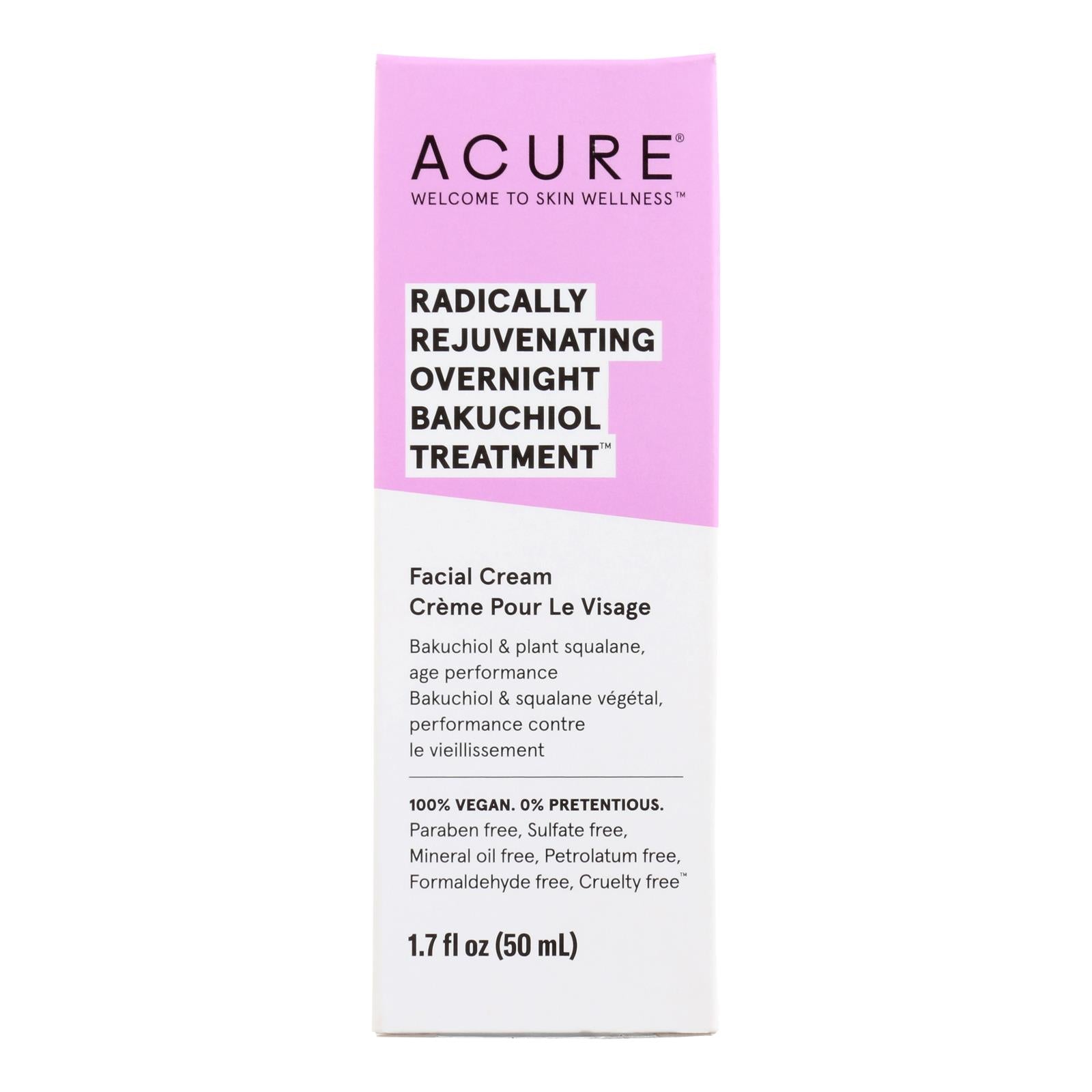 Acure - Bakuchiol Ovrnt Trtmt - 1 Each-1.7 Fluid Ounce
