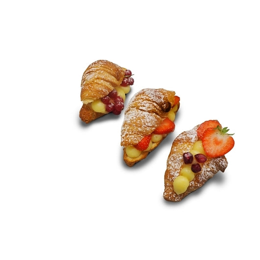 Belpastry Dba Gourmand Mini Assorted Butter Croissants Butter Pretzel Multigrain 0.88 Ounce Size - 225 Per Case