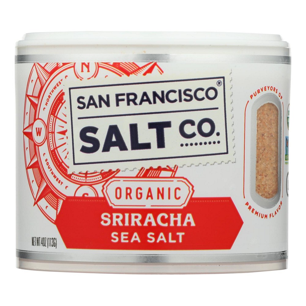 San Francisco Salt Co. - Sea Salt Sriracha - Case of 6 - 4 OZ