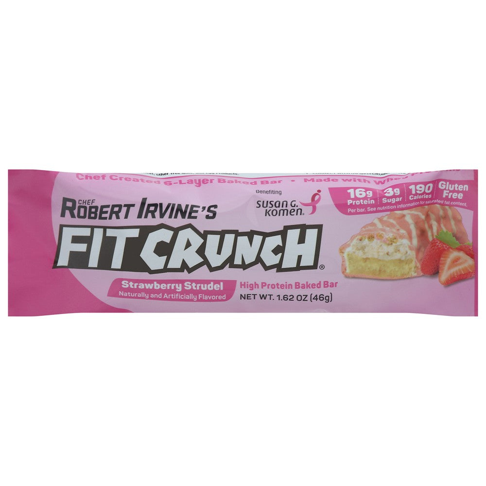 Fit Crunch - Bar Strawberry Strudel - Case of 9-1.62 OZ