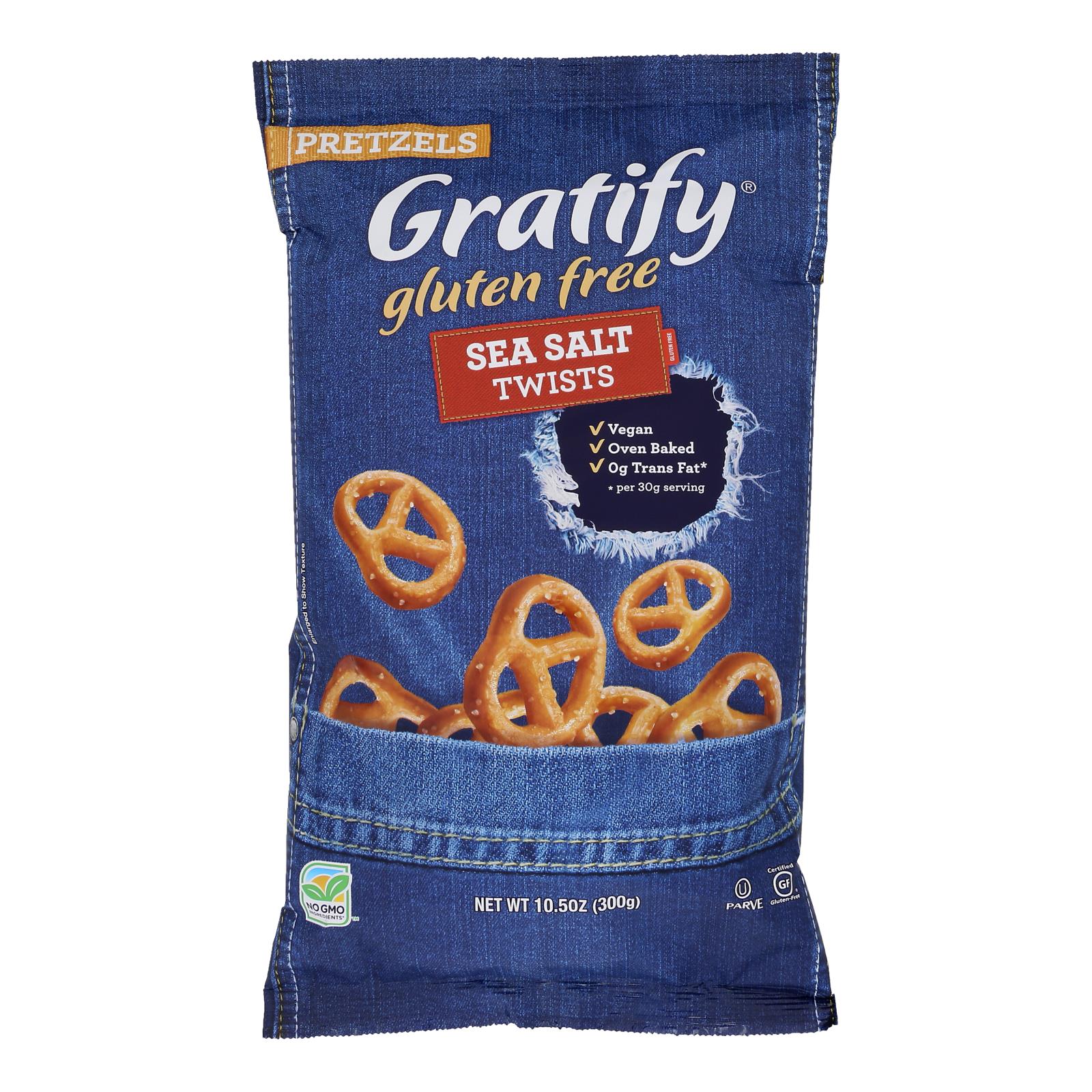 Gratify Pretzels - Case of 6 - 10.5 OZ