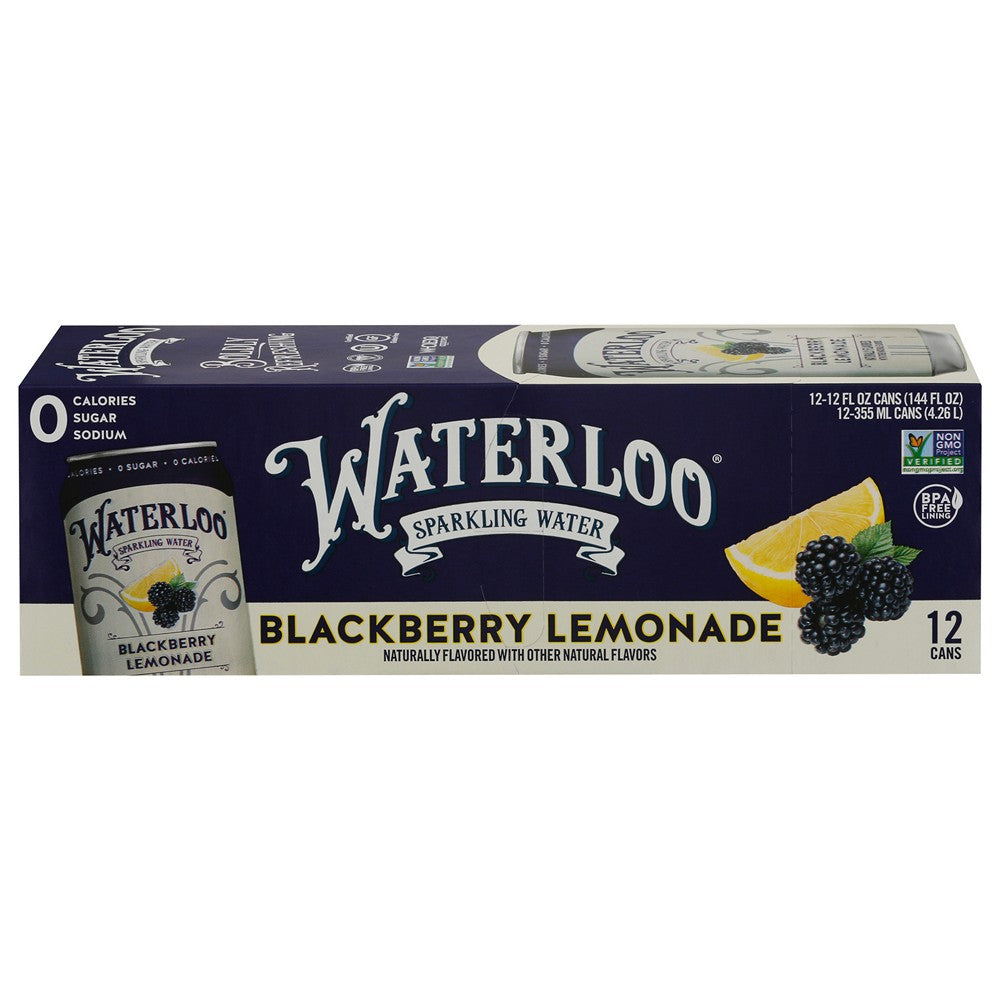 Waterloo - Sprklng Wtr Blkbry Lmnade - Case of 2-12/12 FZ