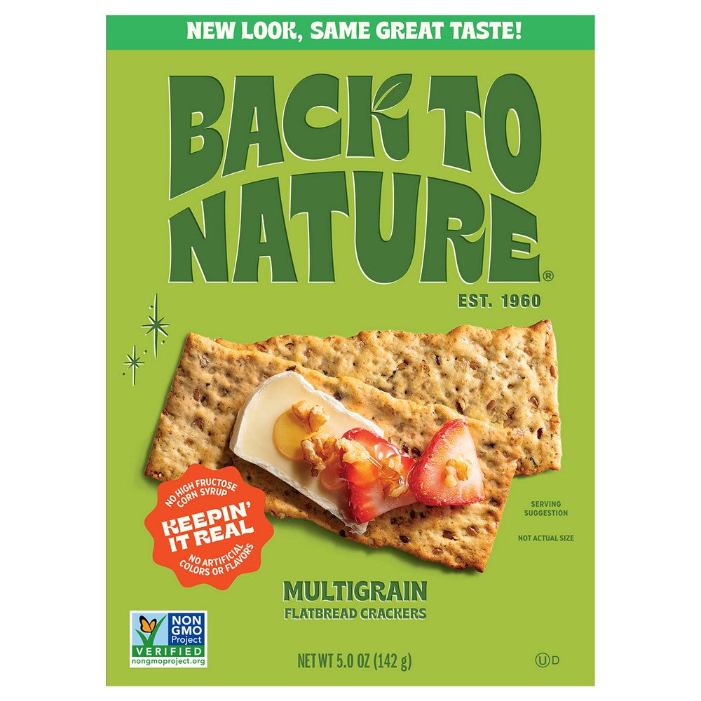 Back To Nature - Crackers Fltbrd Multigrn - Case of 6-5 OZ