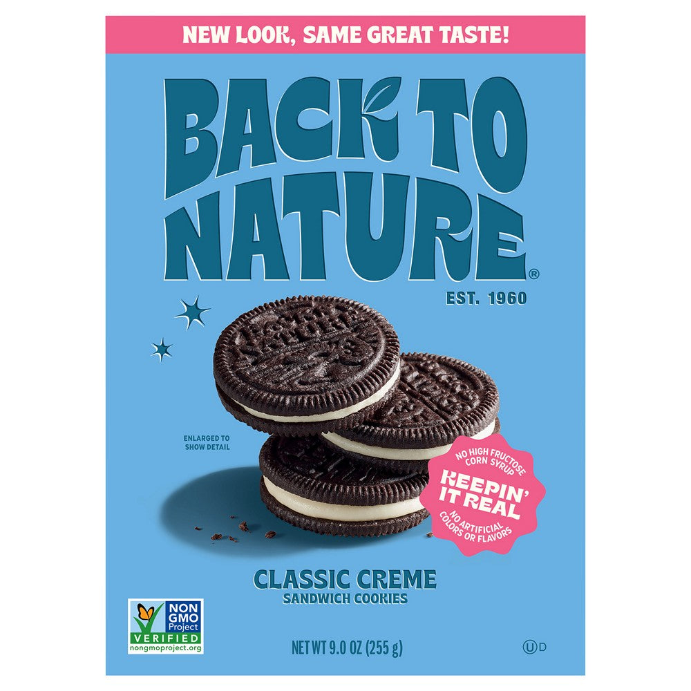Back To Nature - Cookies Clsc Cream Sndwch - Case of 6-9 OZ