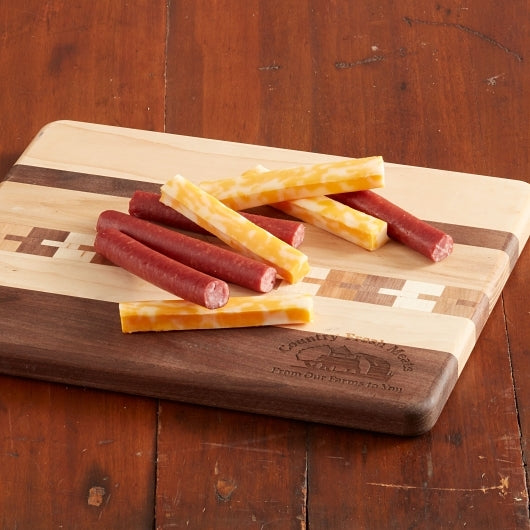 Country Fresh Meats Summer Sausage Sticks Monterey & Colby Jack 3 Ounce Size - 102 Per Case