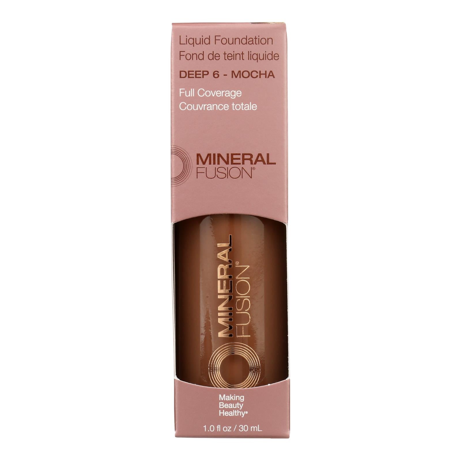 Mineral Fusion - Mkup Liquid Foundation Deep6 - 1 Each-1 Fluid Ounce