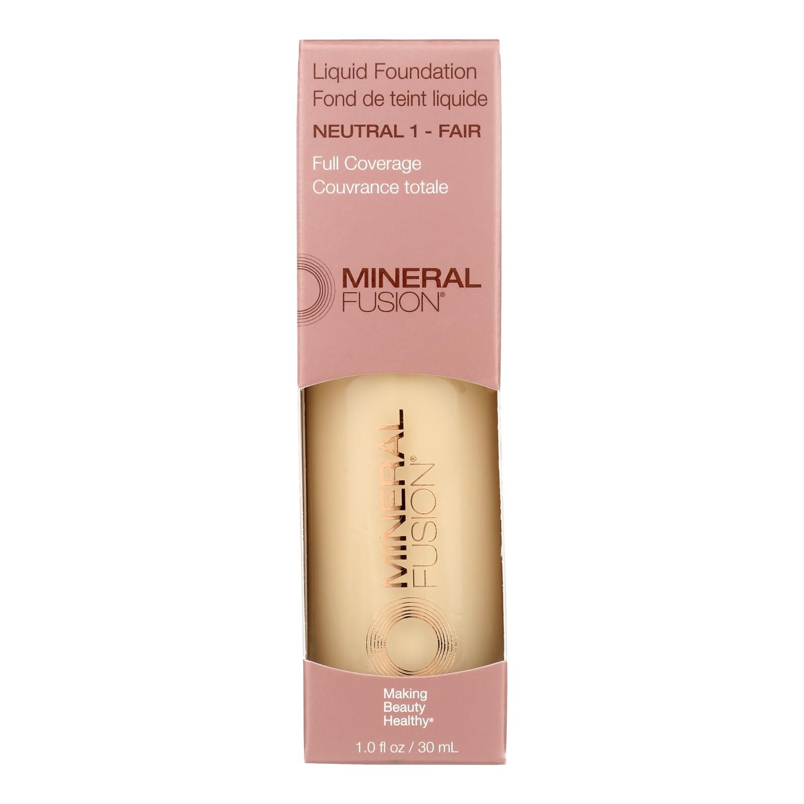 Mineral Fusion - Mkup Liquid Foundtn Ntrl 1 - 1 Each-1 Fluid Ounce