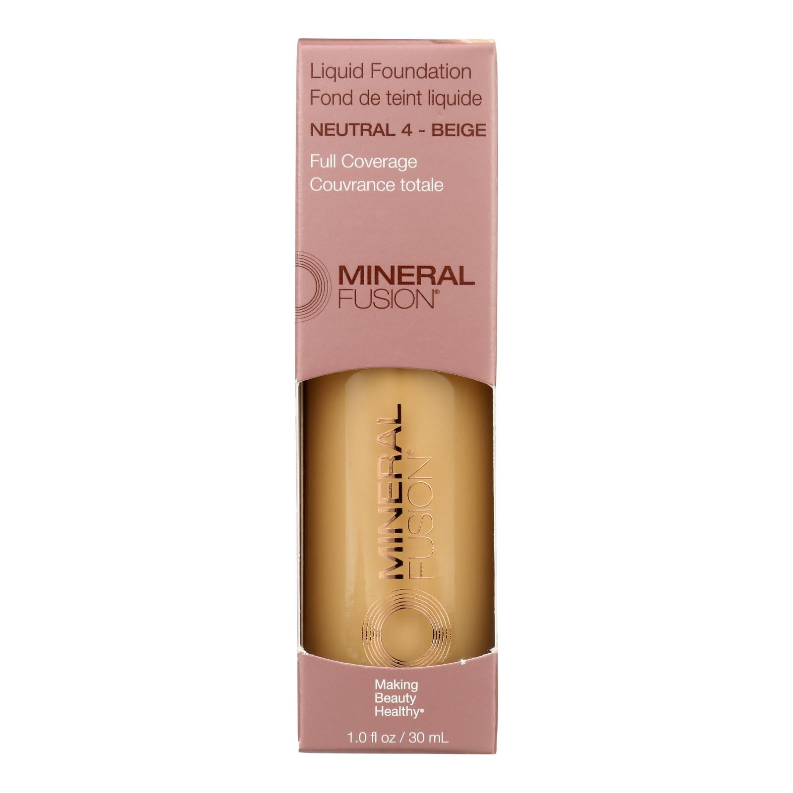 Mineral Fusion - Mkup Liquid Foundtn Ntrl 4 - 1 Each-1 Fluid Ounce