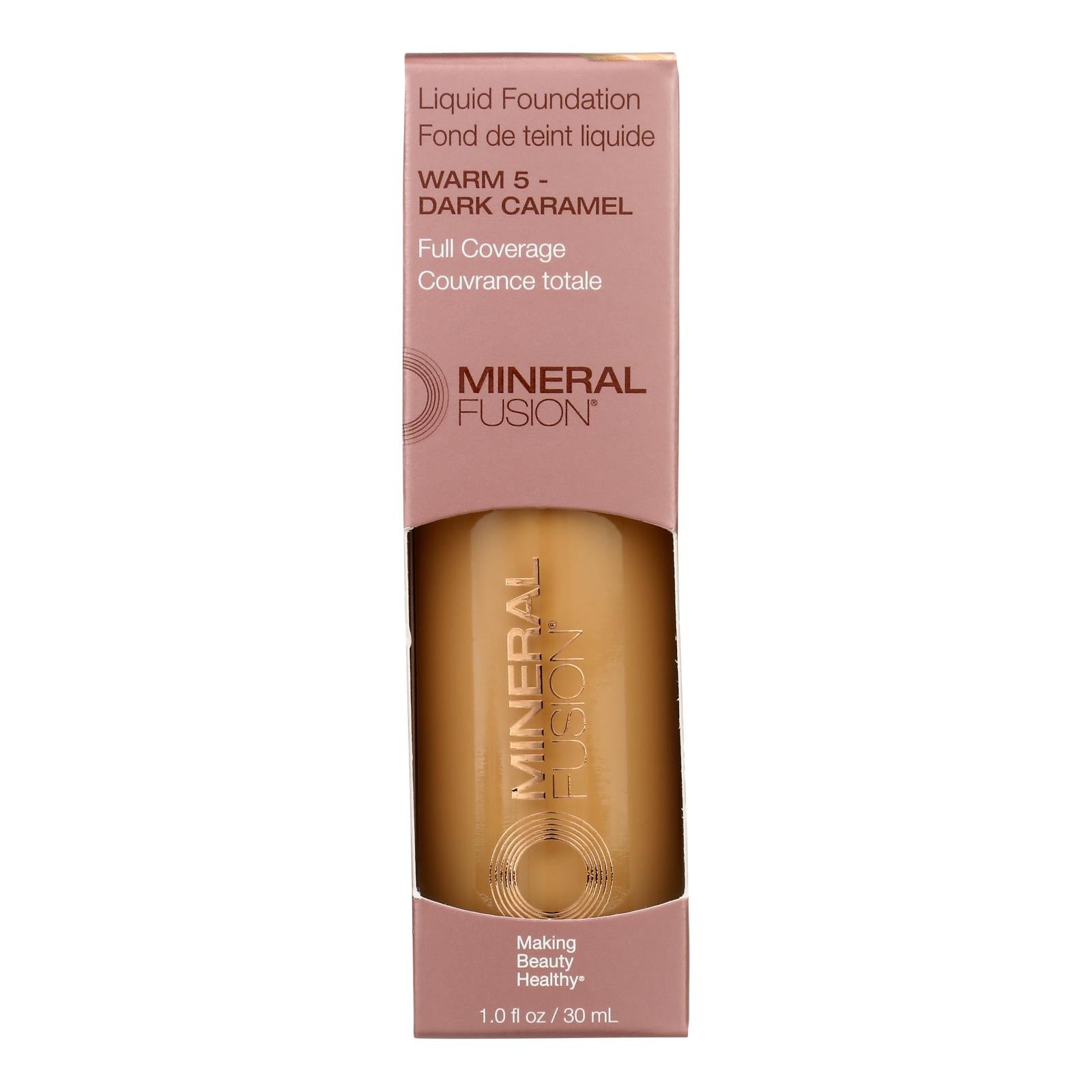 Mineral Fusion - Mkup Liquid Foundation Warm5 - 1 Each-1 Fluid Ounce