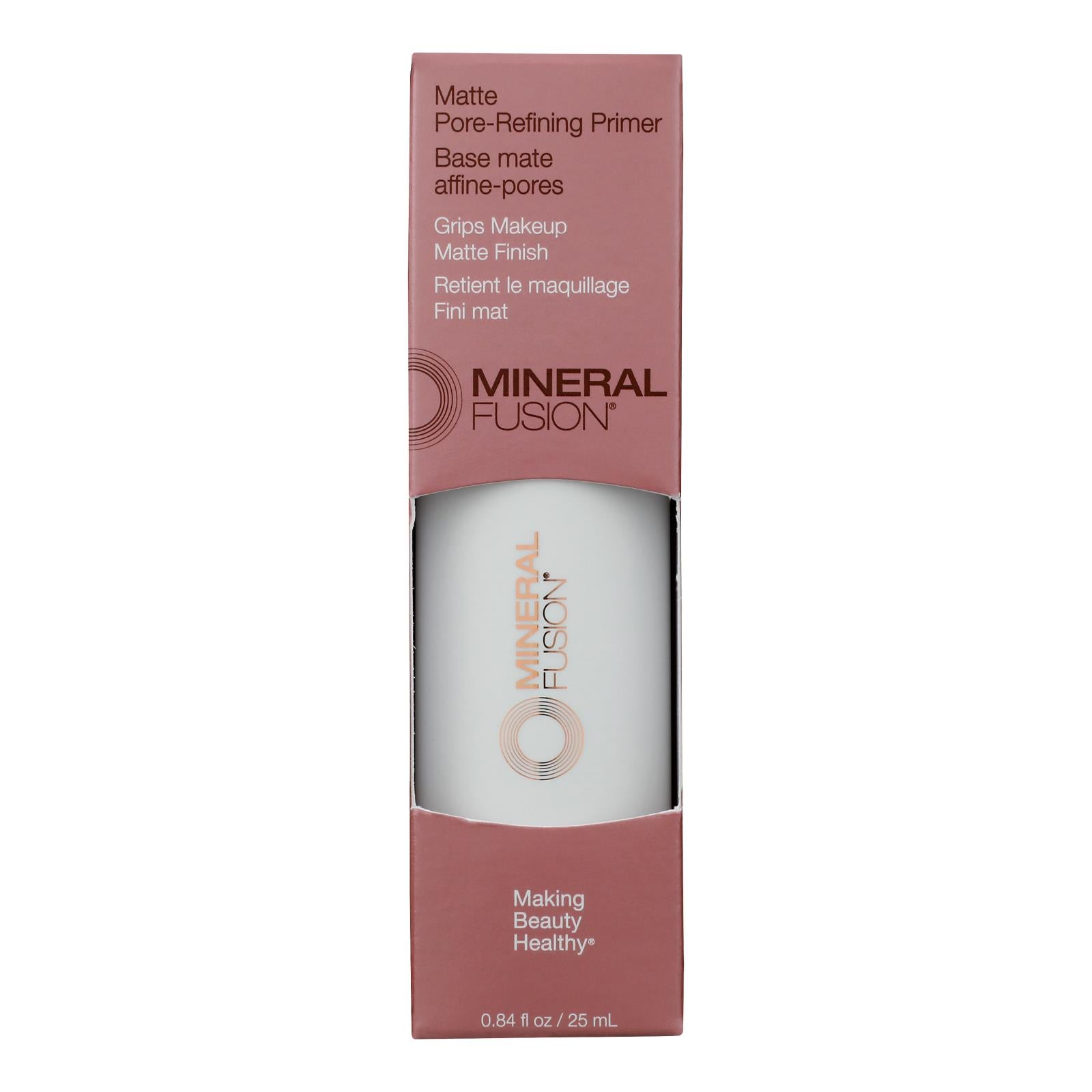 Mineral Fusion - Primer Matte Pore Refine - 1 Each-.84 Fluid Ounce