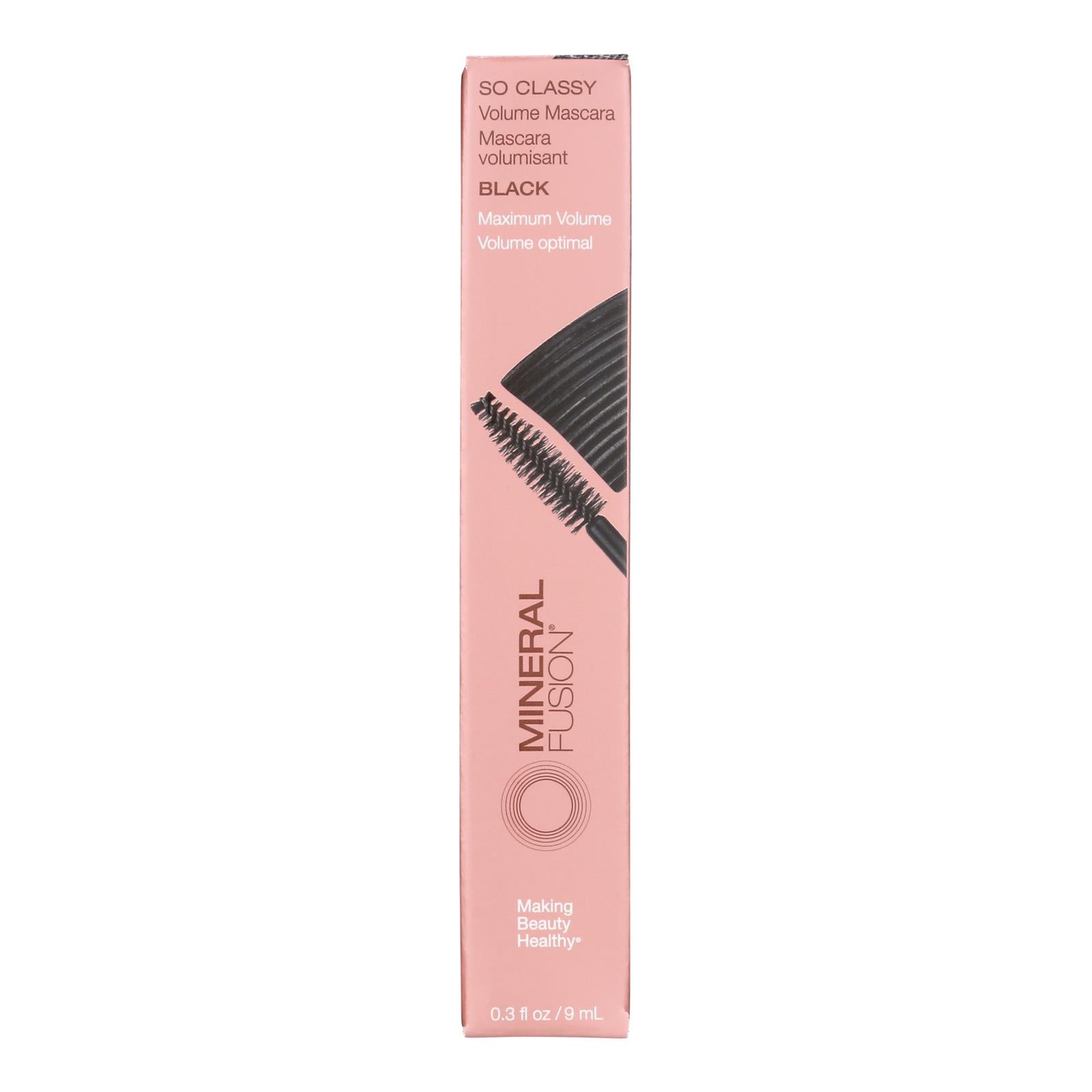 Mineral Fusion - Mscra Black Classy Volume - 1 Each-.3 Fluid Ounce