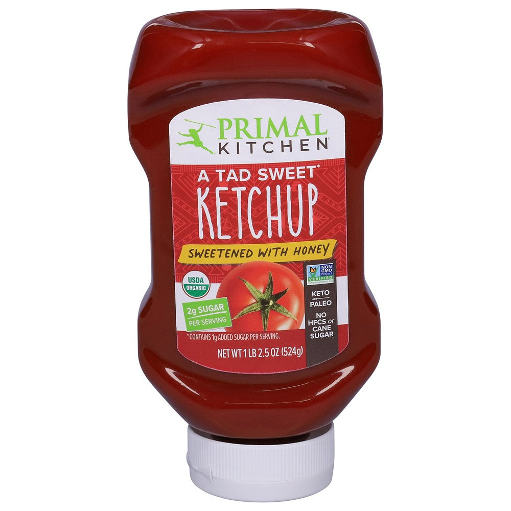 Primal Kitchen - Ketchup Og2 A Tad Sweet - Case of 6-18.5 FZ