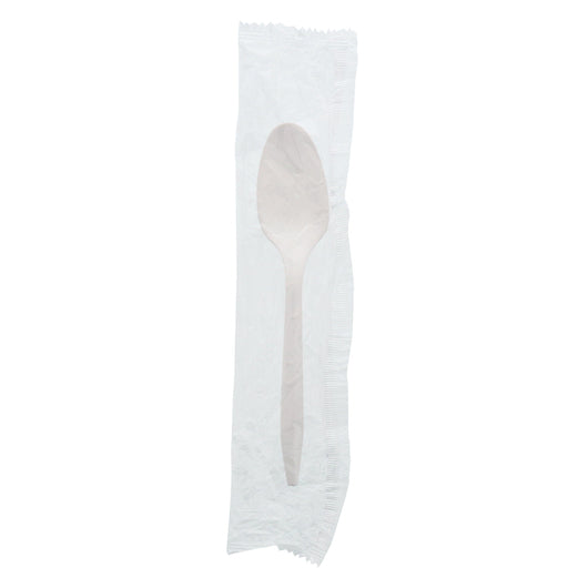 White Medium Weight Polypropylene Foil Teaspoon Case Of 1000