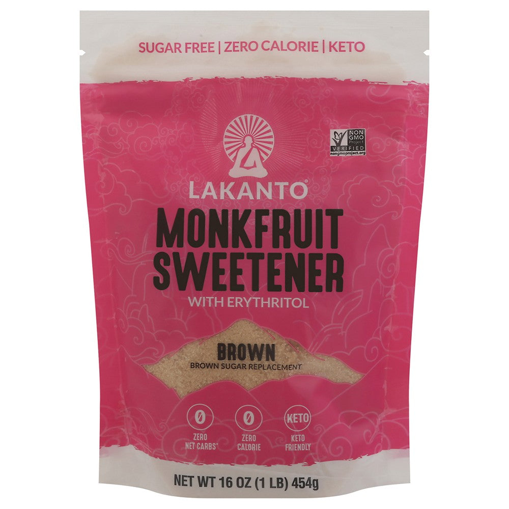 Lakanto - Sweetner Monkfruit Brown - Case of 8-16 OZ