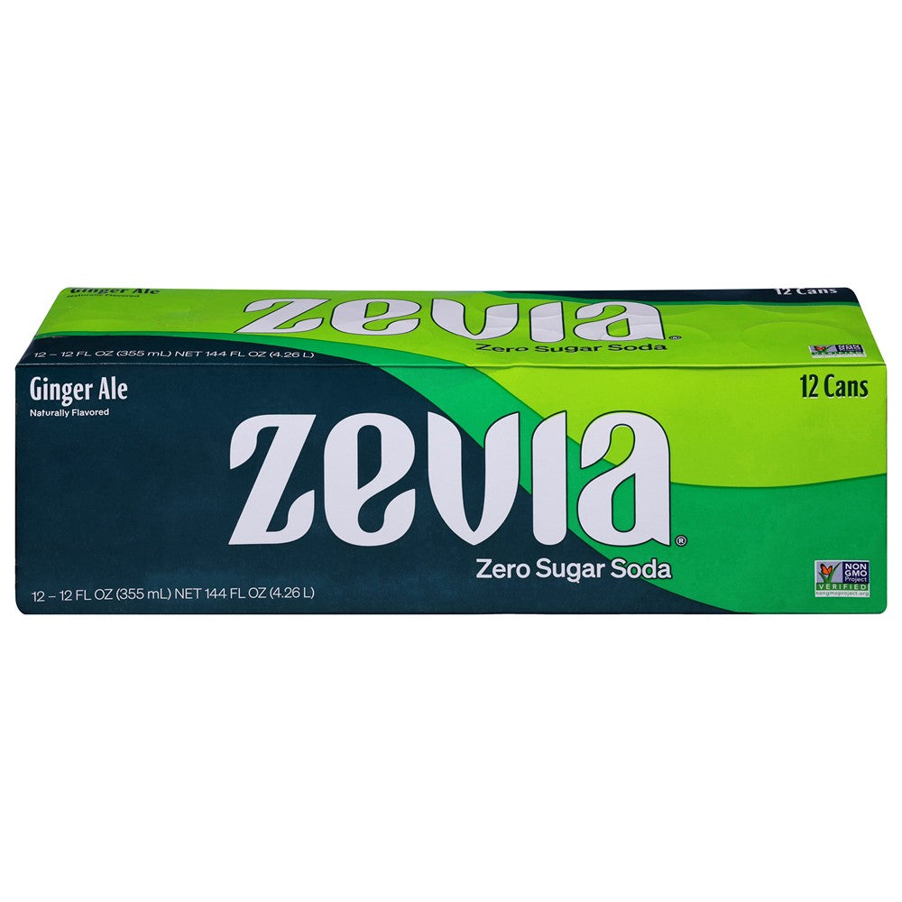 Zevia - Soda Ginger Ale - Case of 2-12/12 FZ