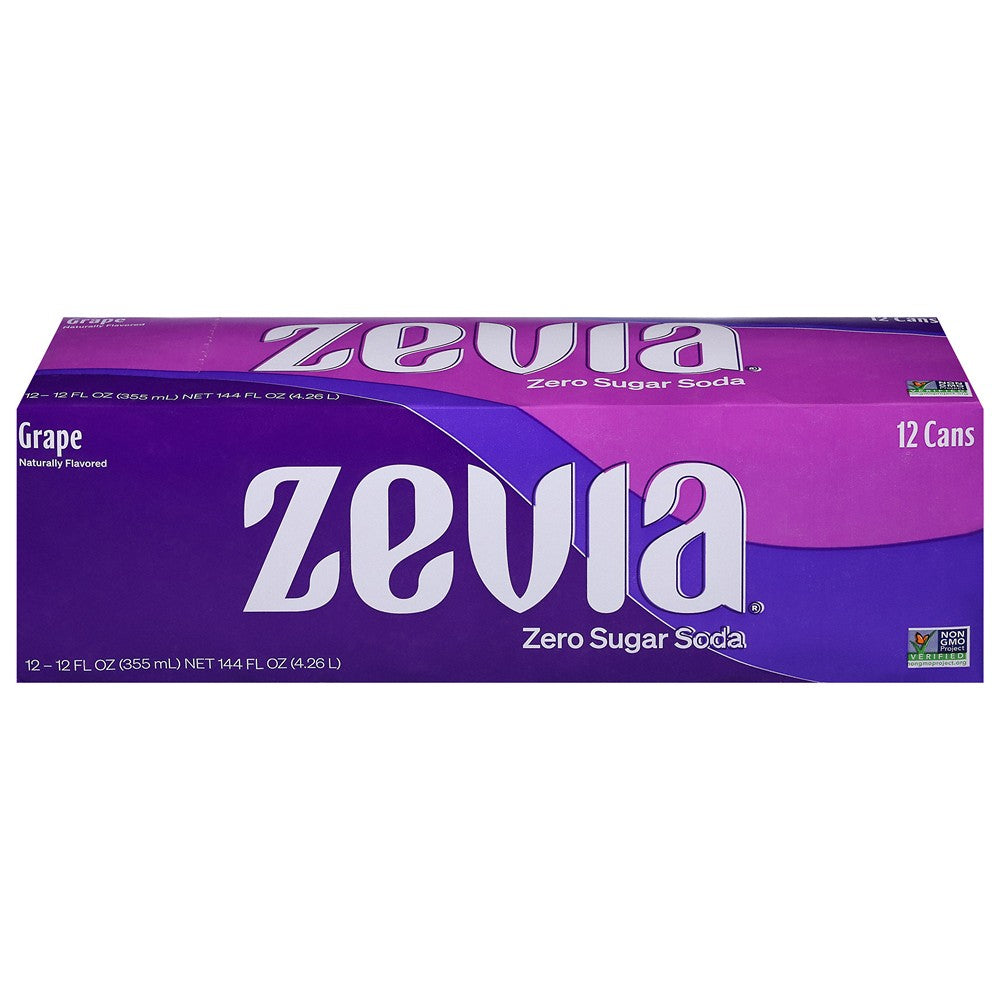 Zevia - Soda Grape - Case of 2-12/12 FZ