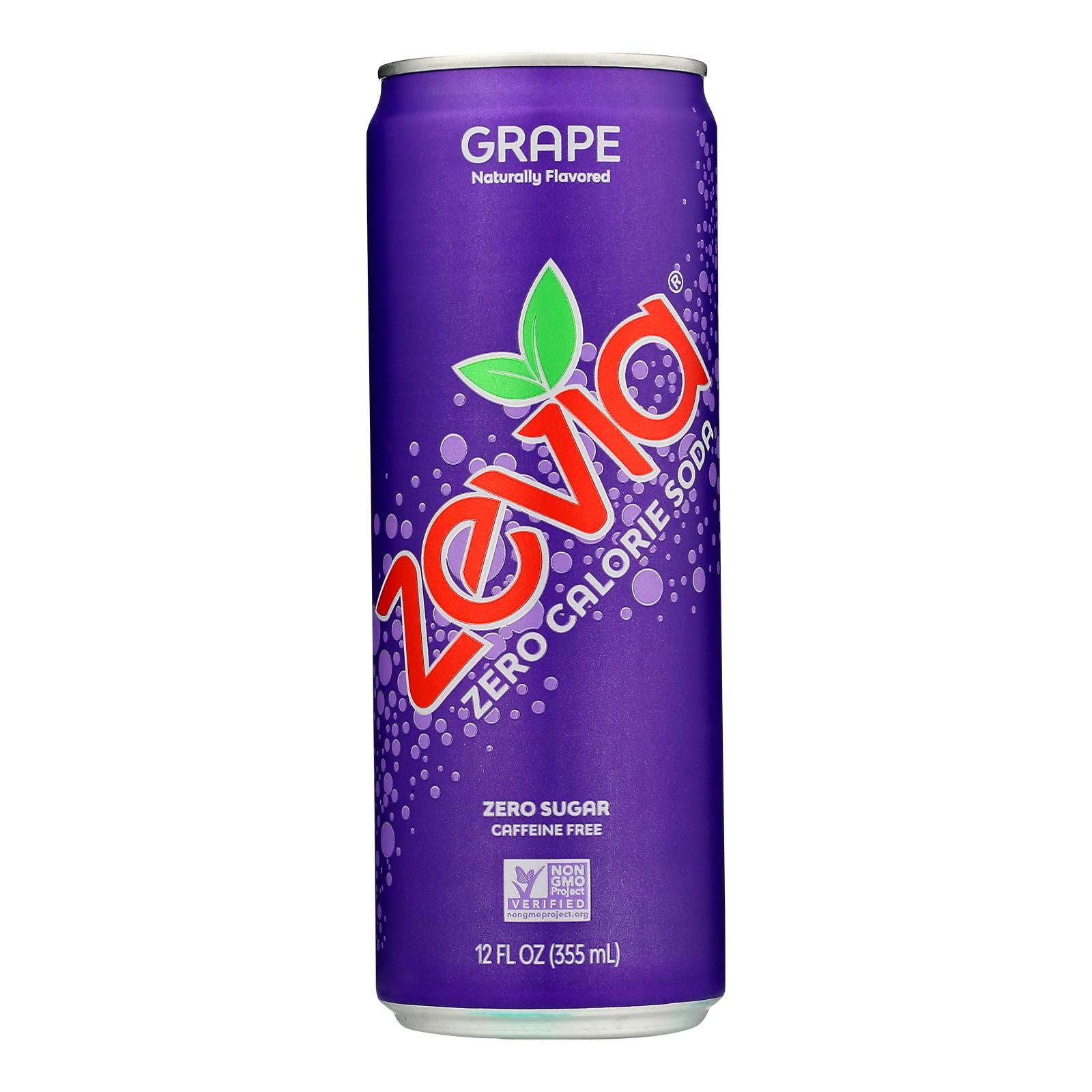 Zevia - Soda Grape - Case of 12-12 Fluid Ounce