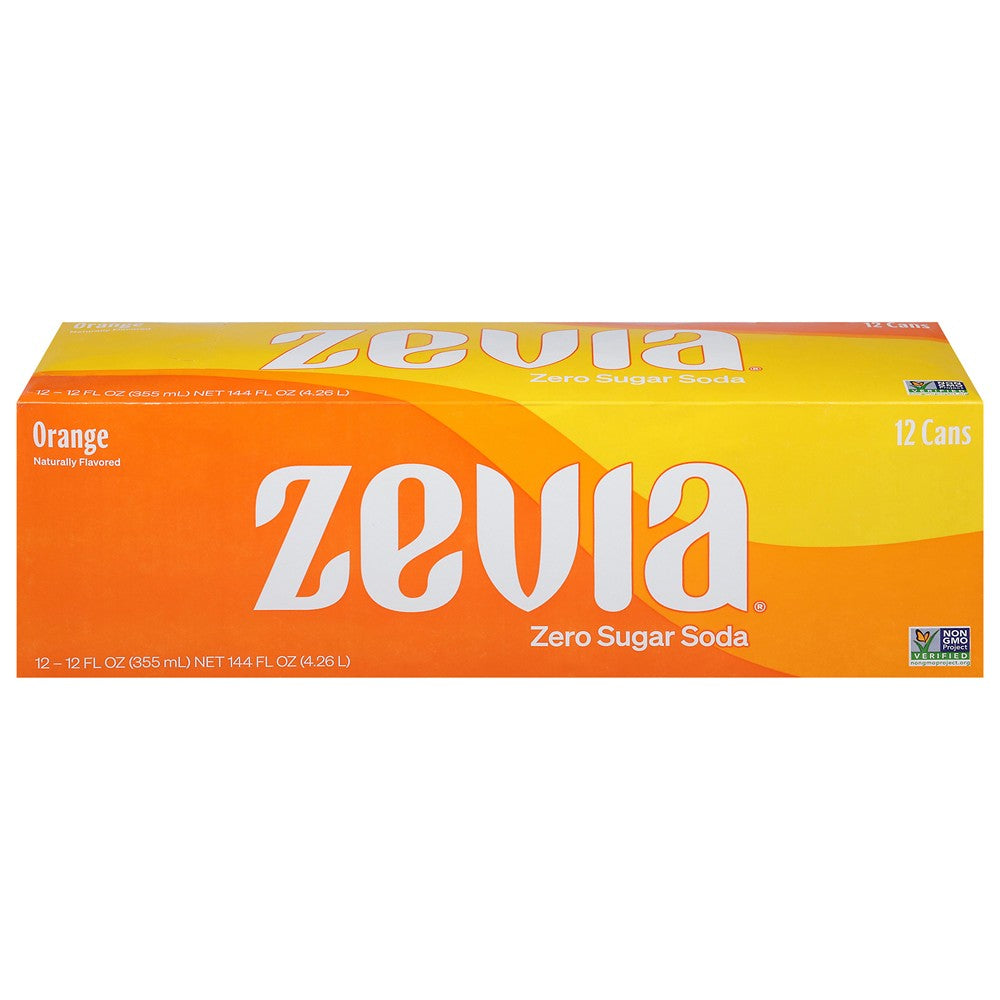 Zevia - Soda Orange - Case of 2-12/12 FZ