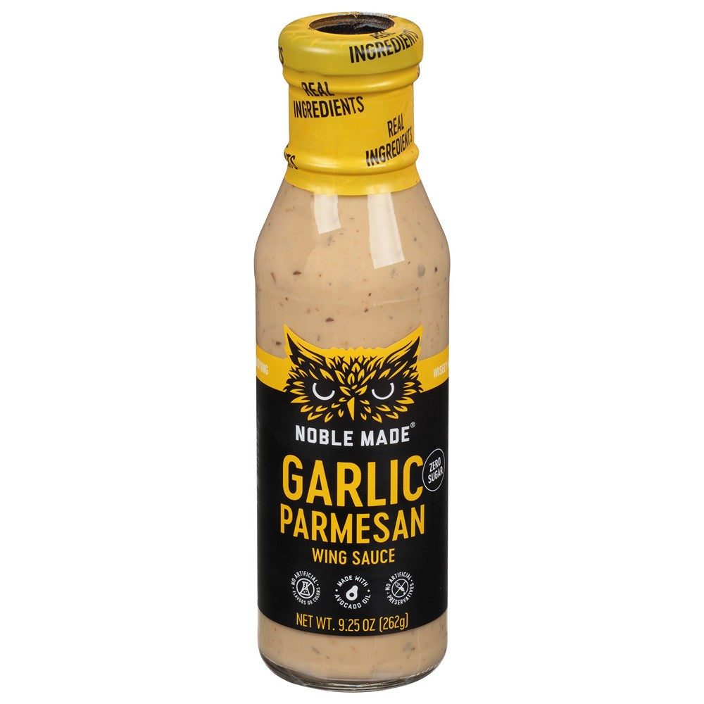 Noble Made - Wing Sauce Grlc Prmsn - Case of 6-9.25 OZ