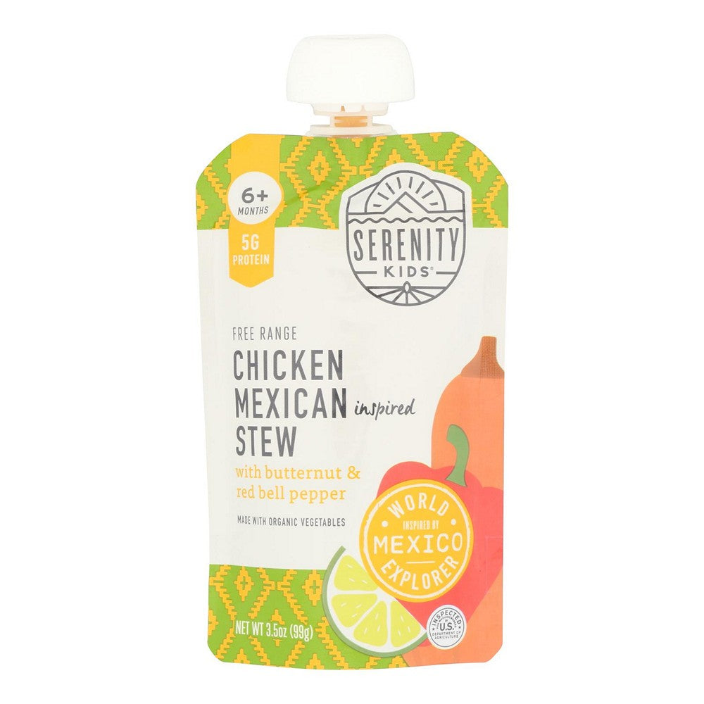 Serenity Kids - Pouch Mex Chk Stew Veg - Case of 6-3.5 OZ