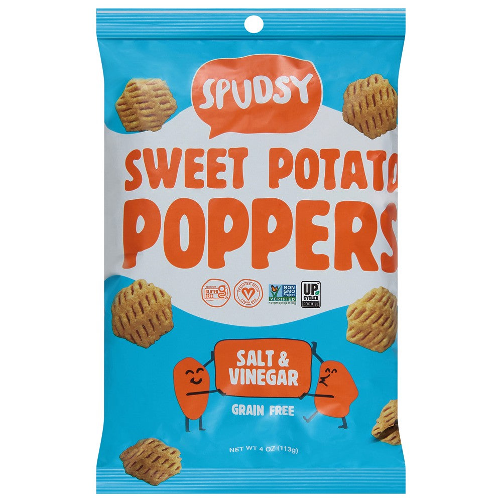 Spudsy - Popper Swt Pot Salt & Vin - Case of 9-4 OZ