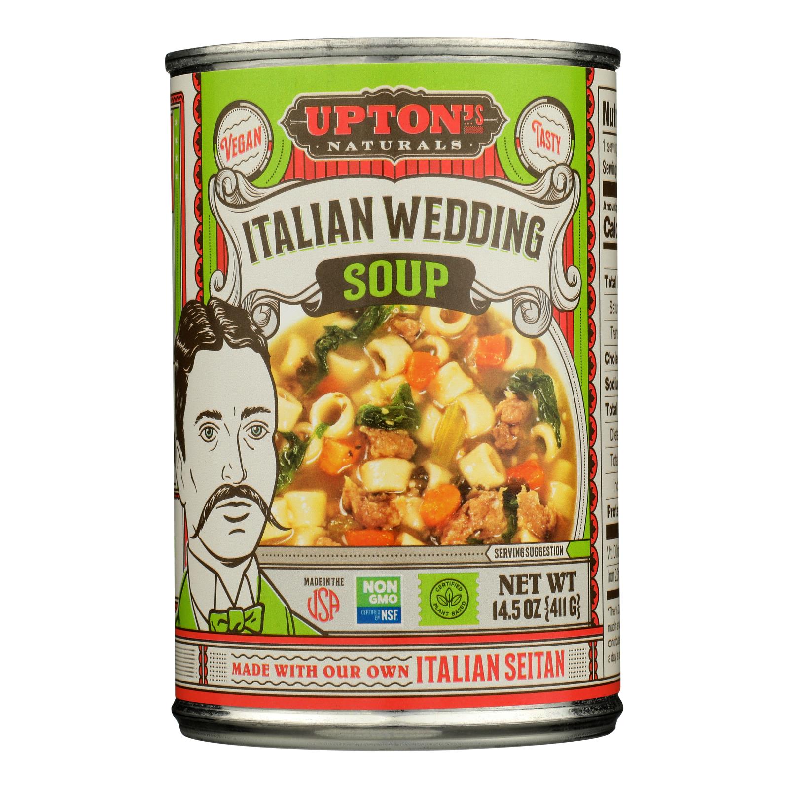 Upton's Naturals - Soup Vegn Itln Wedding - Case of 8-14.5 Ounce