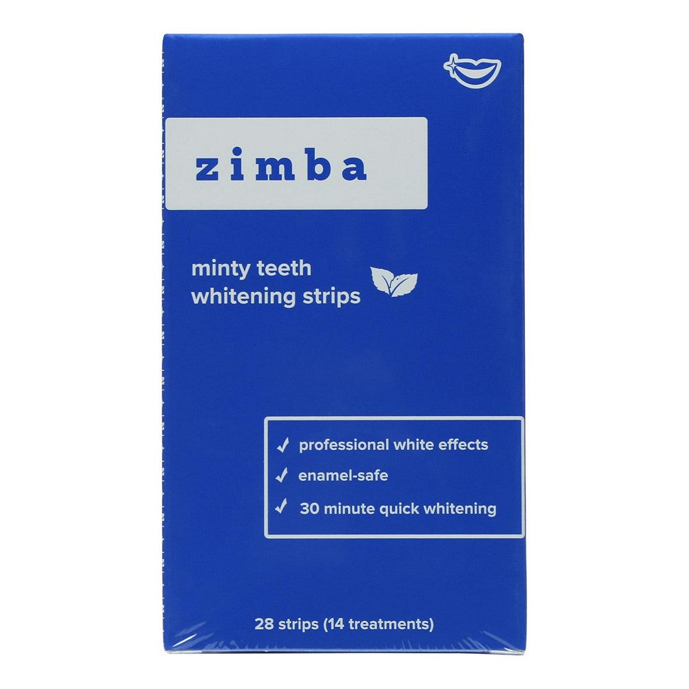Zimba - Teeth Whtn Strips Mint - Case of 6-28 CT