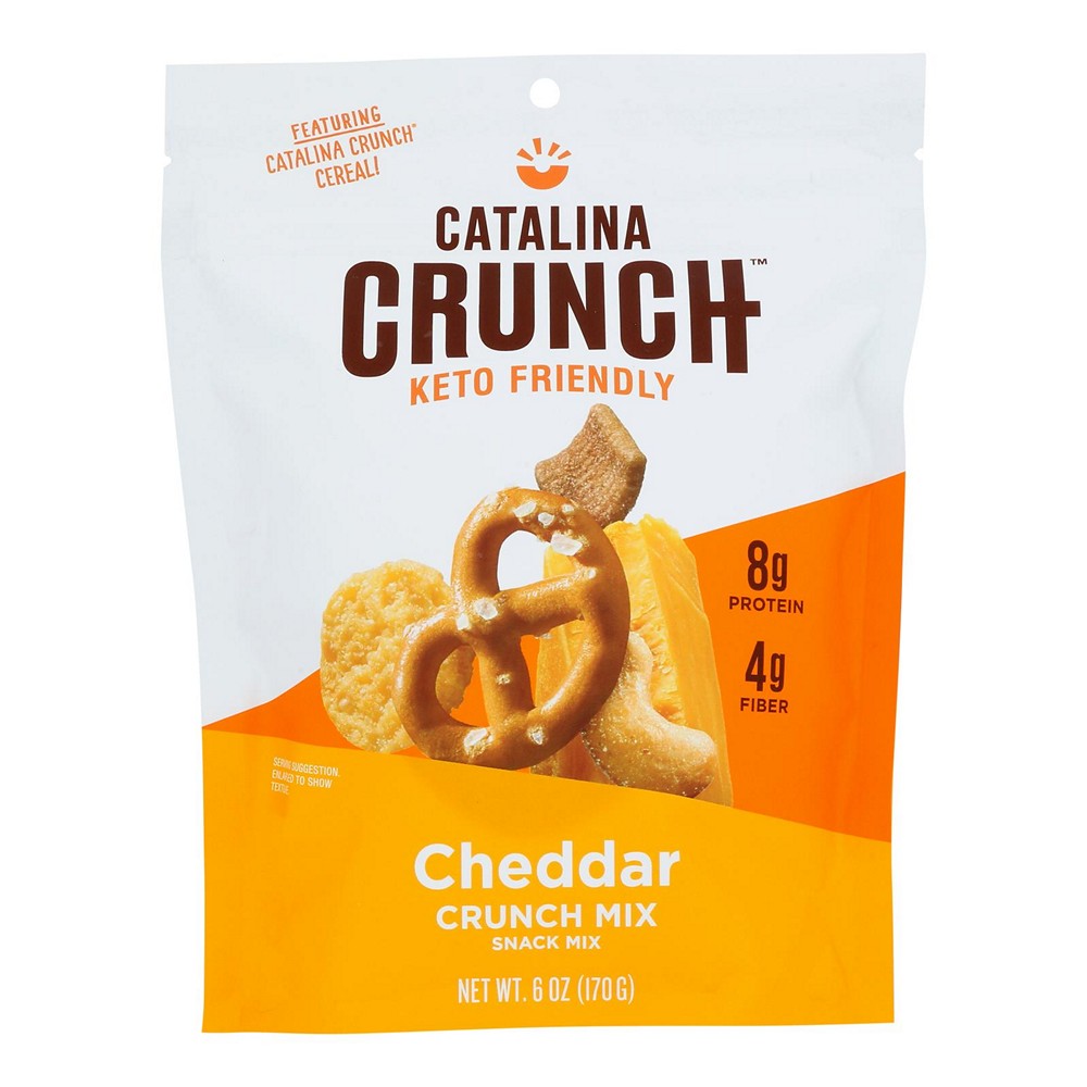 Catalina Crunch - Crunch Mix Cheddar - Case of 6 - 5.25 ounces