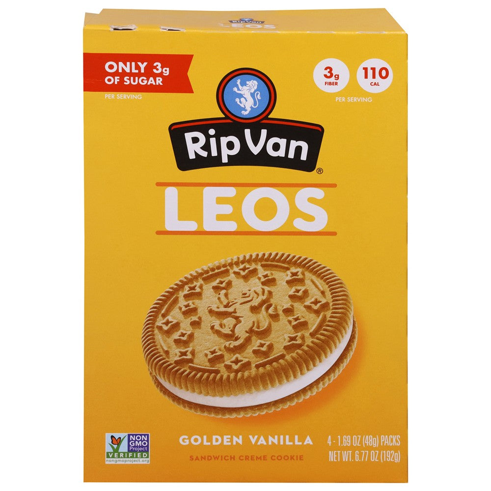 Rip Van Wafels - Crmcky Leos Gldvan Sndwch - Case of 6-4/1.69 Z