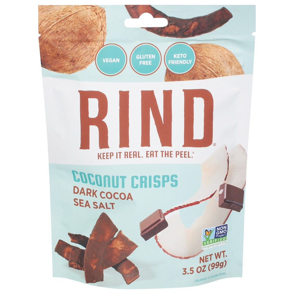 Rind Snacks - Crsps Cnut Dk Cocoa Sslt - Case of 12-3.5 OZ