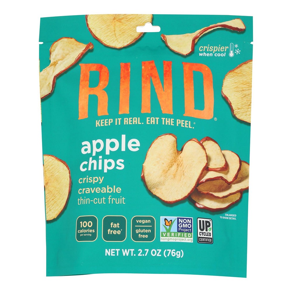 Rind Snacks - Fruit Chips Apple - Case of 6-2.7 OZ