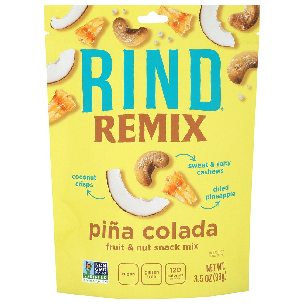 Rind Snacks - Snack Mix Pina Colada - Case of 6-3.5 OZ