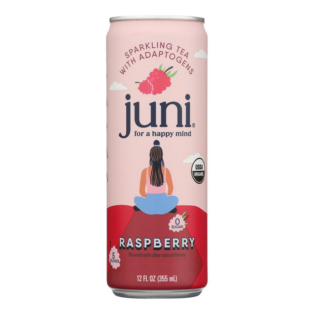 Juni - Sparklng Tea Og2 Raspbrry - Case of 12-12 FZ