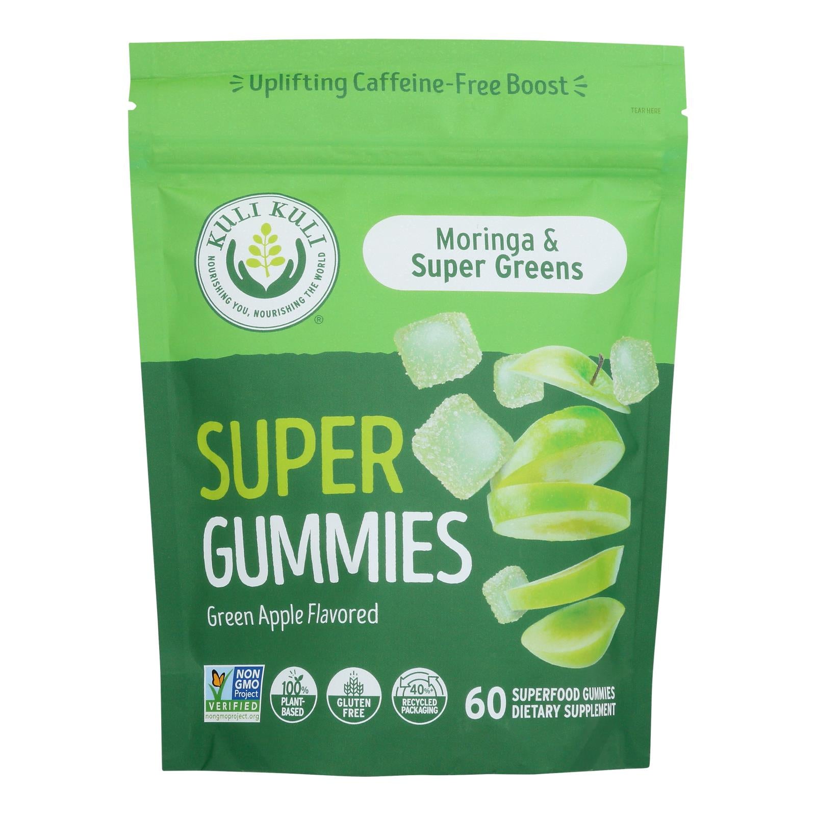 Kuli Kuli - Spr Gmmy Moringa Spr Green - 1 Each-60 Count