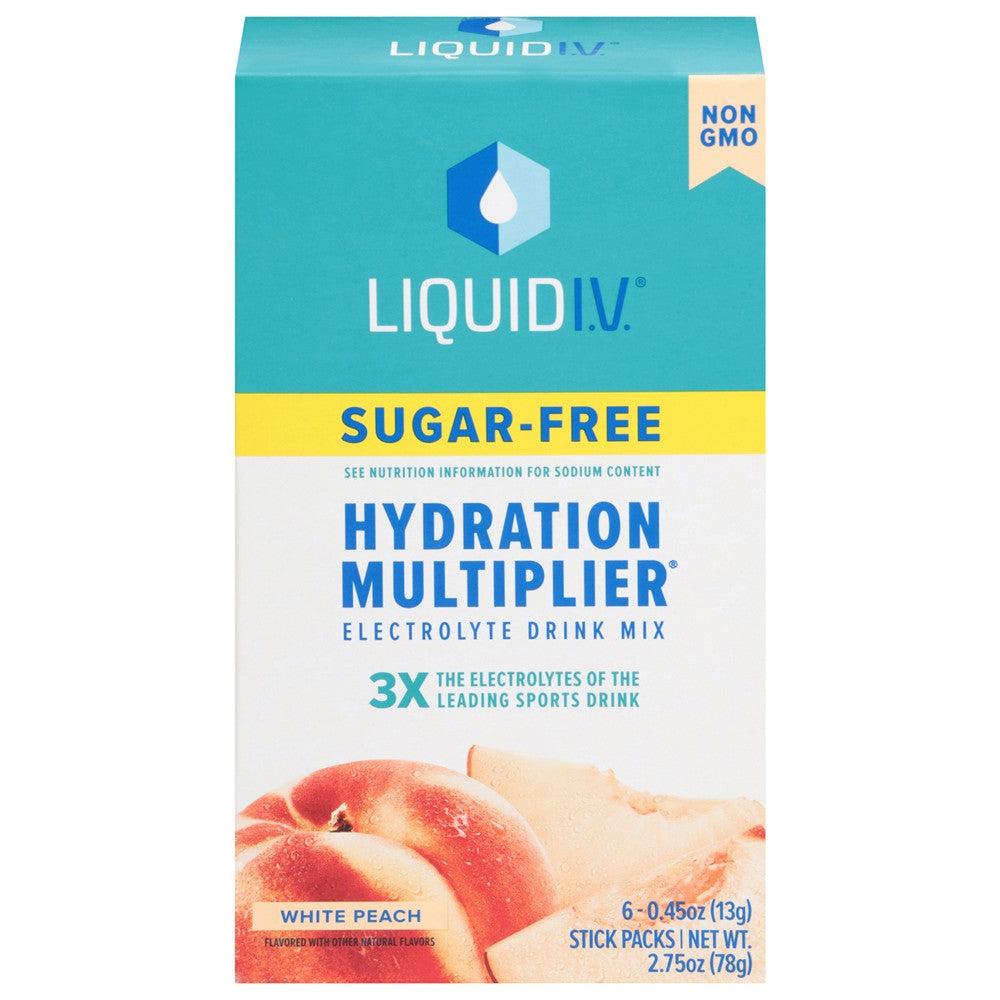 Liquid I.v. - Mix Elctrlyt White Peach - EA of 1-6 CT
