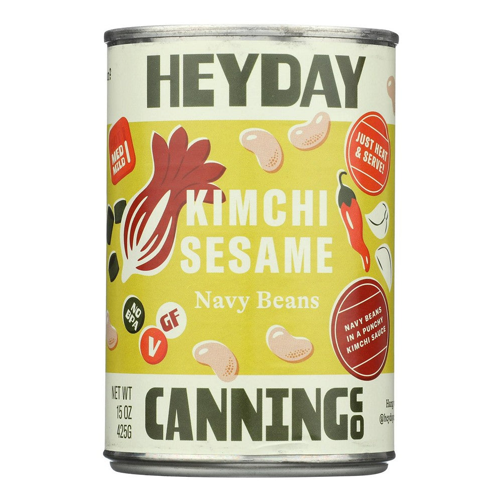 Heyday Canning Co. - Beans Navy Kimchi Sesame - Case of 12-15 OZ