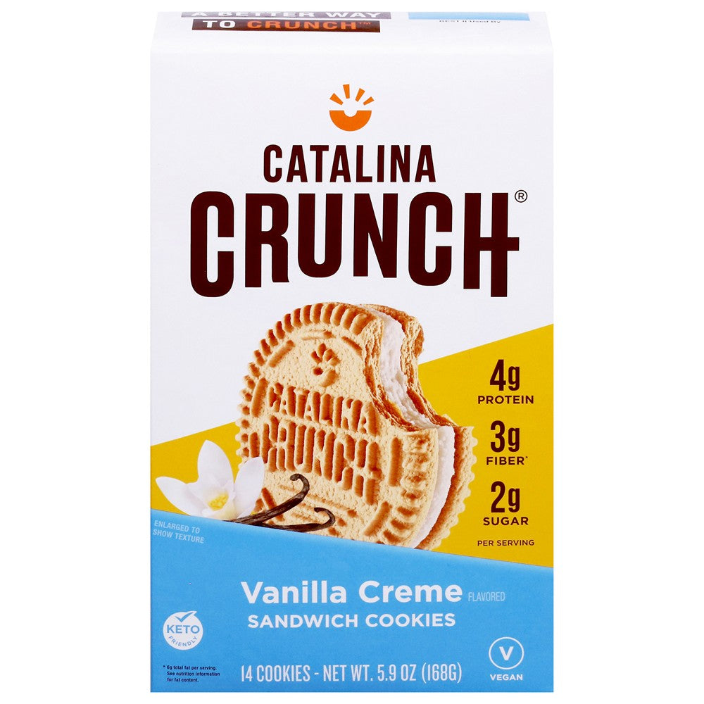 Catalina Crunch - Cky Sndwch Vanilla Creme - Case of 6-5.9 OZ