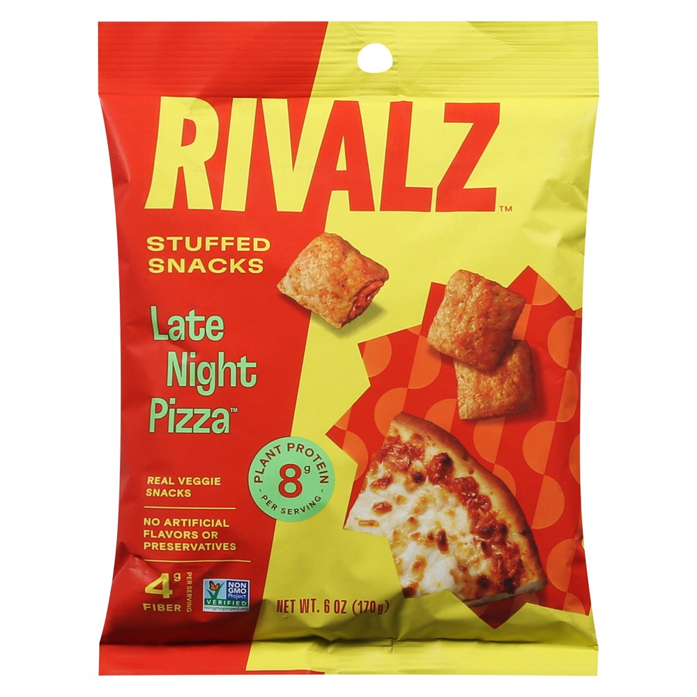Rivalz - Veg Snack Lt Nite Pizza - Case of 10-6 OZ