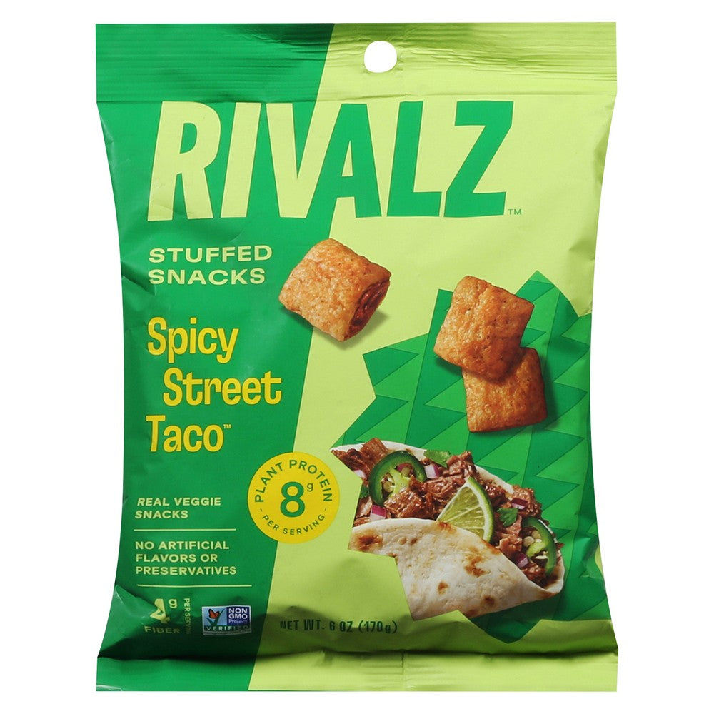 Rivalz - Veg Snack Spcy Strt Taco - Case of 10-6 OZ