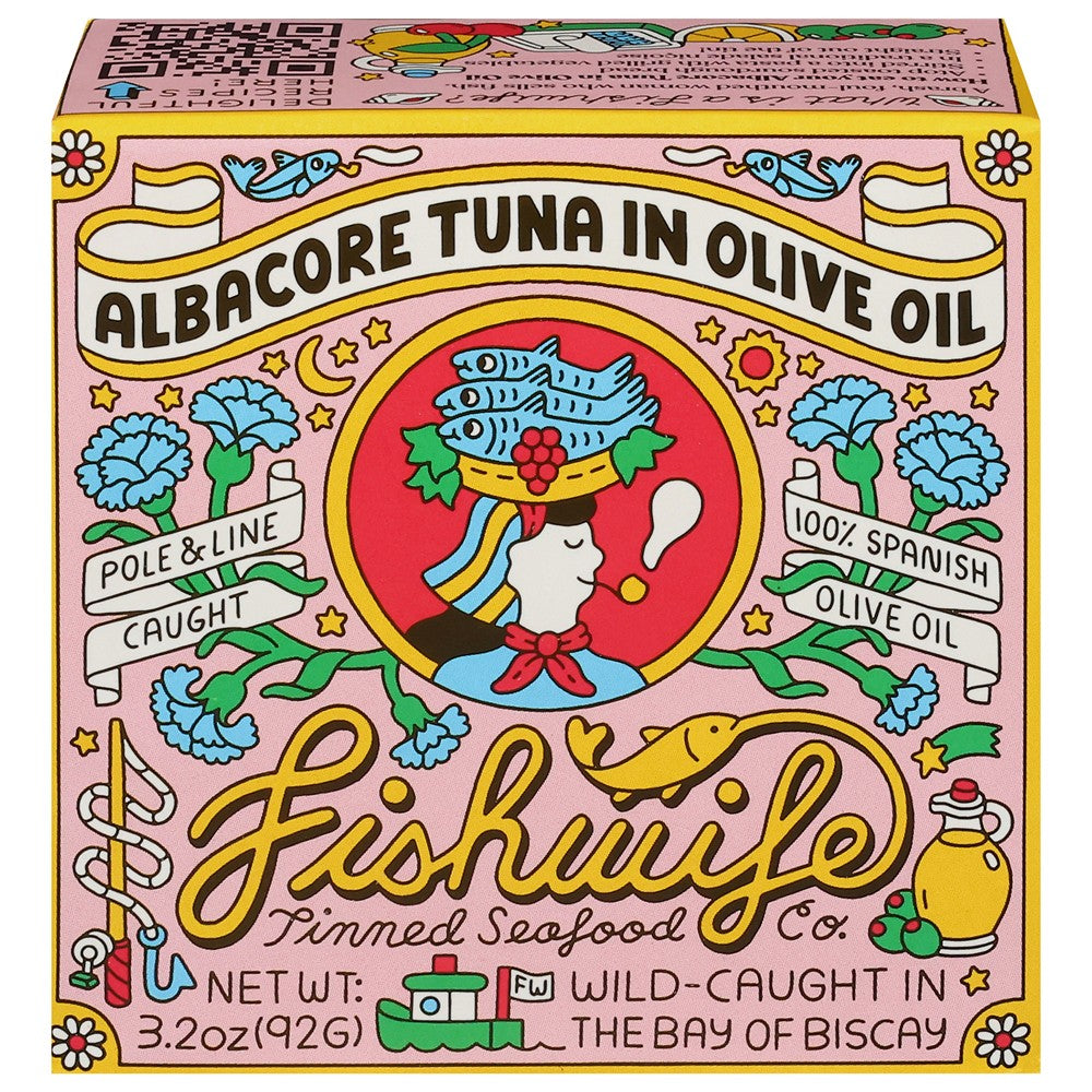 Fishwife - Tuna Albacore Olive Oil - Case of 12-3.2 OZ
