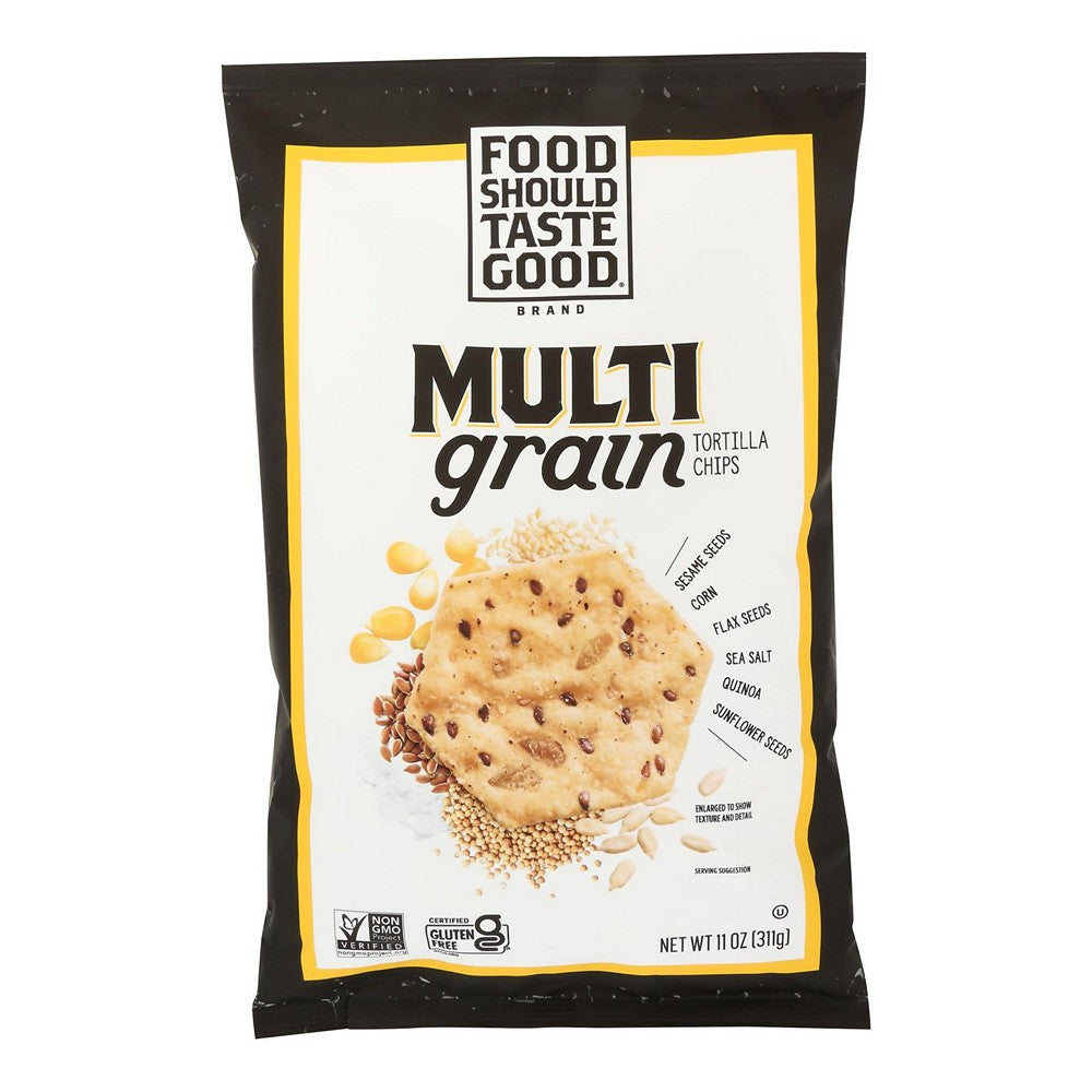 Food Should Taste Good - Tortilla Chips Multigrain - Case of 12-11 OZ