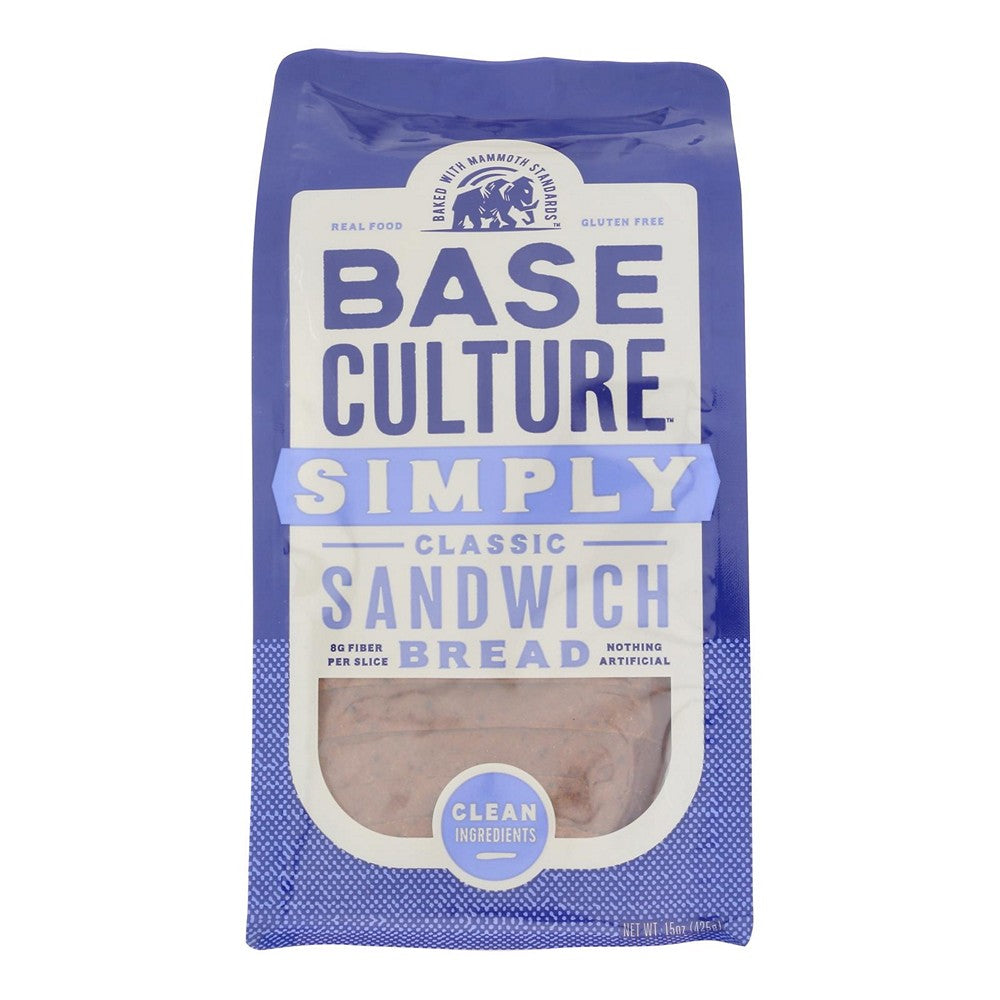 Base Culture - Simply Brd Classic Sndwch - Case of 6-15 OZ