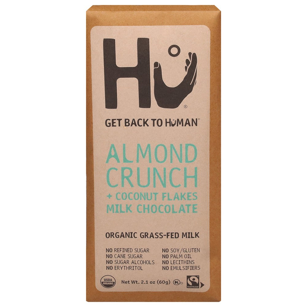 Hu - Mlk Choc Bar Og2 Alm Cnut - Case of 6-2.1 OZ