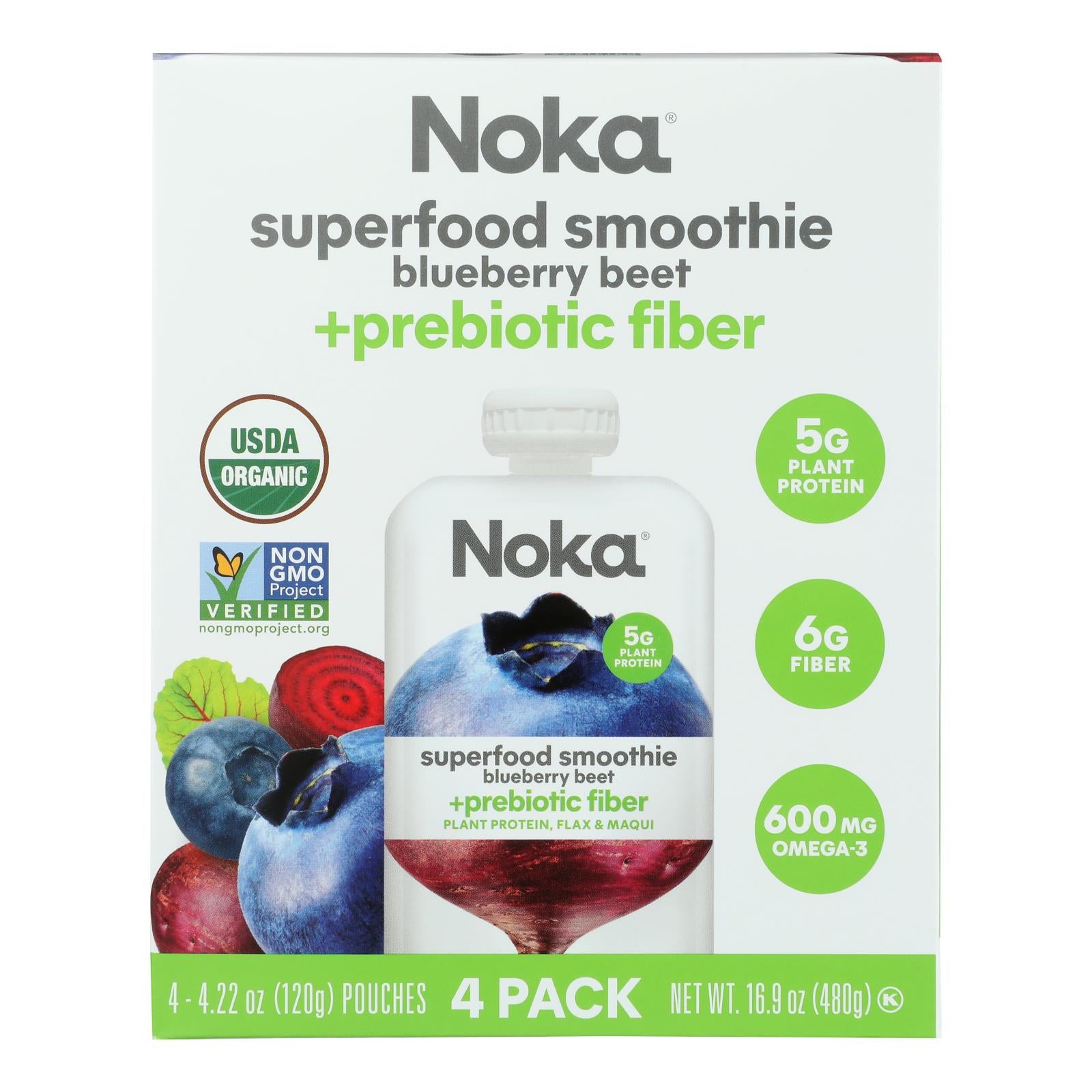 Noka - Sprfd Smthe Bbry Beet - Case of 6-4 PACK