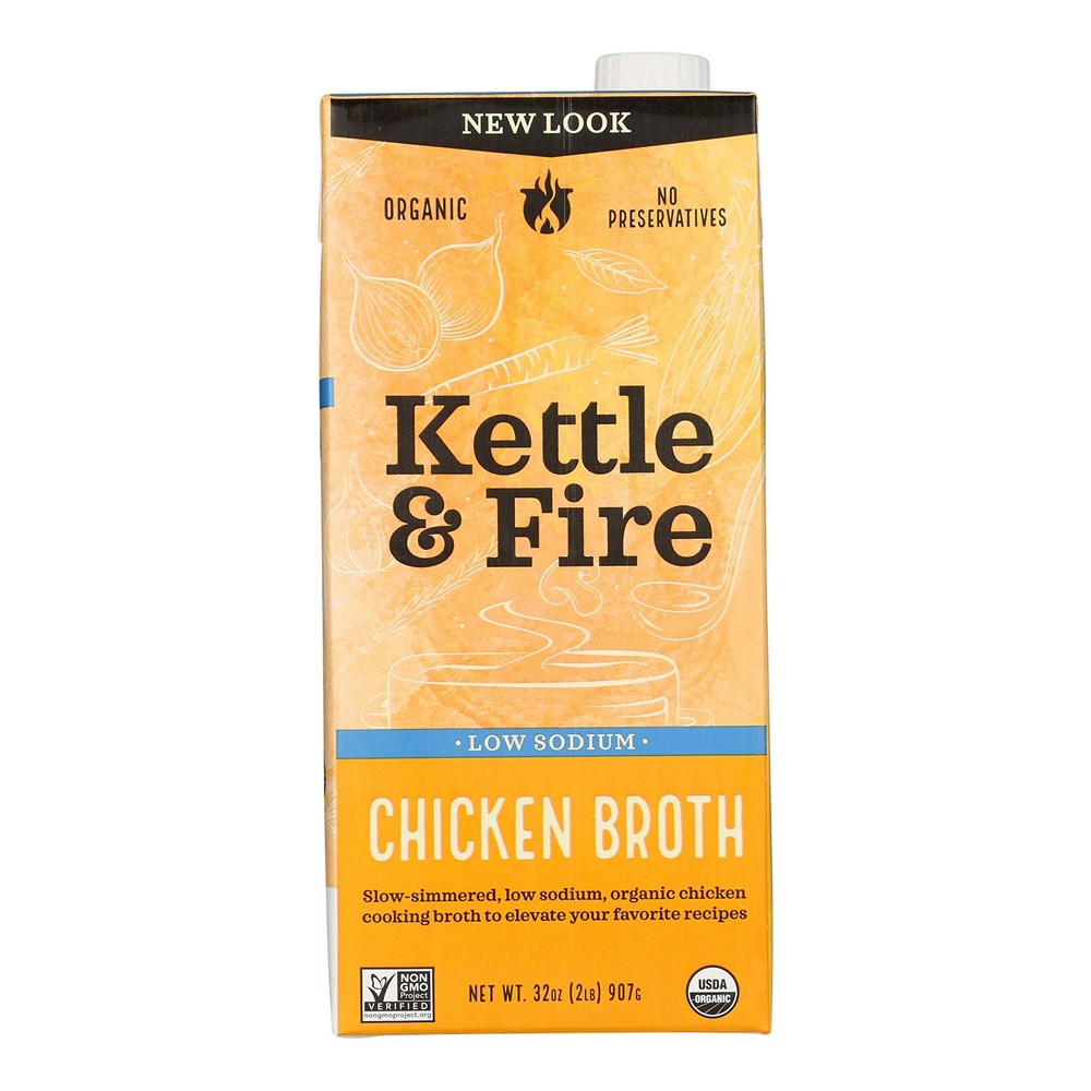 Kettle And Fire - Broth Og2 Chkn Low Sodium - Case of 8-32 OZ