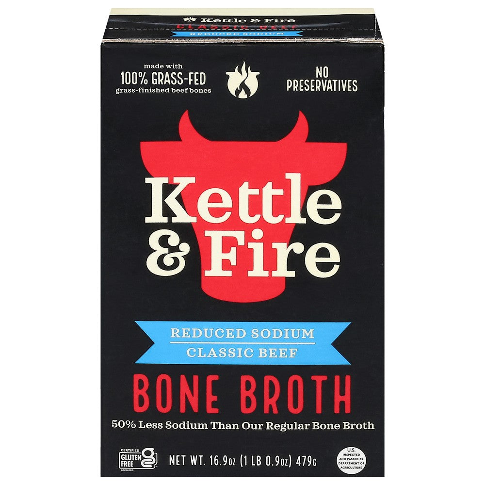 Kettle And Fire - Bone Broth Ls Clssc Beef - Case of 6-16.9 OZ